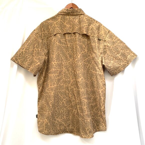 Howler Brothers Tidepool Tech Shirt XL Green Button Up Tropical Fishing Outdoor - Picture 2 of 11